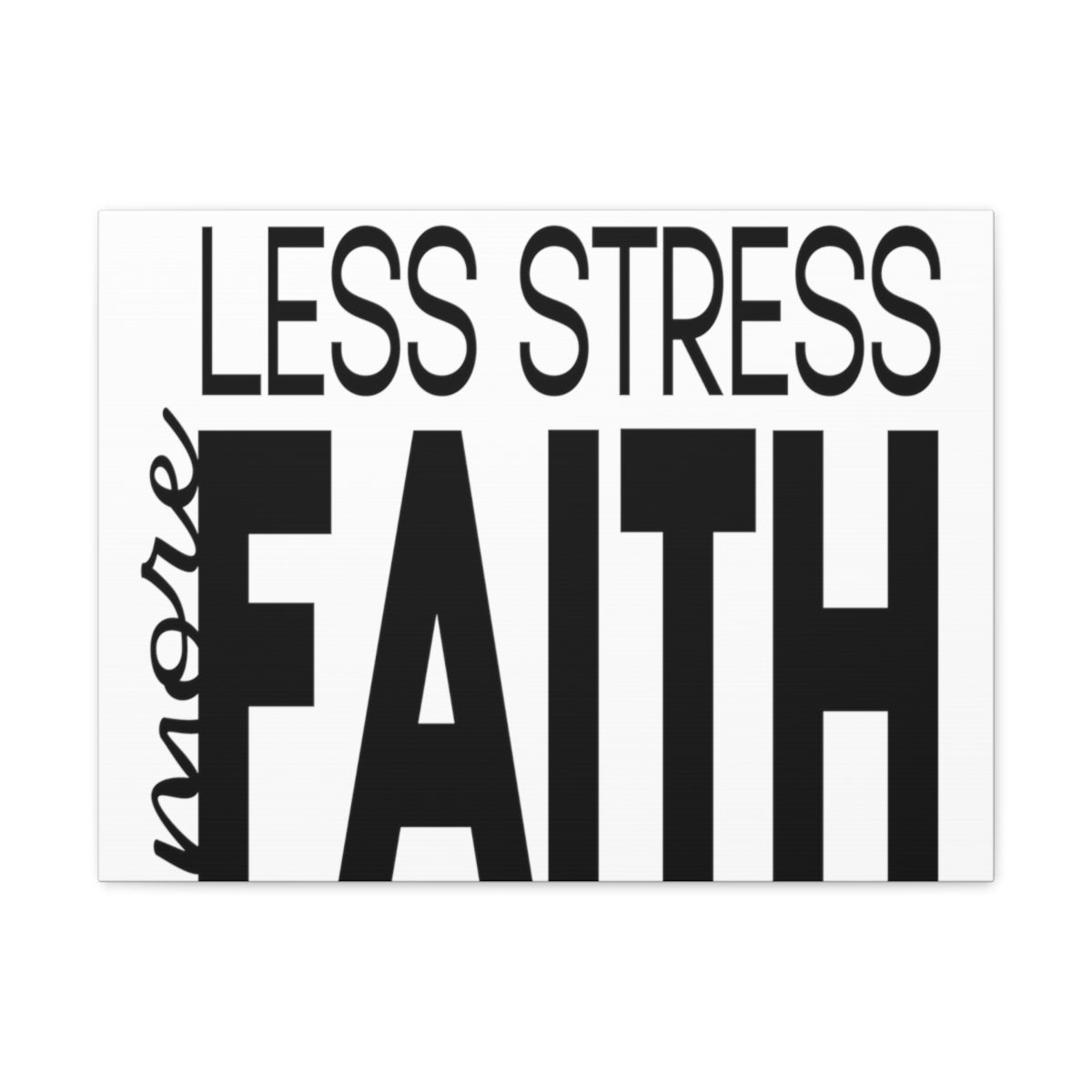 Scripture Walls Less More Faith PSALM 119:143 Christian Wall Art Print Ready to Hang Unframed-Express Your Love Gifts