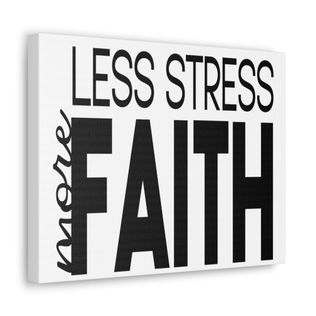 Scripture Walls Less More Faith PSALM 119:143 Christian Wall Art Print Ready to Hang Unframed-Express Your Love Gifts