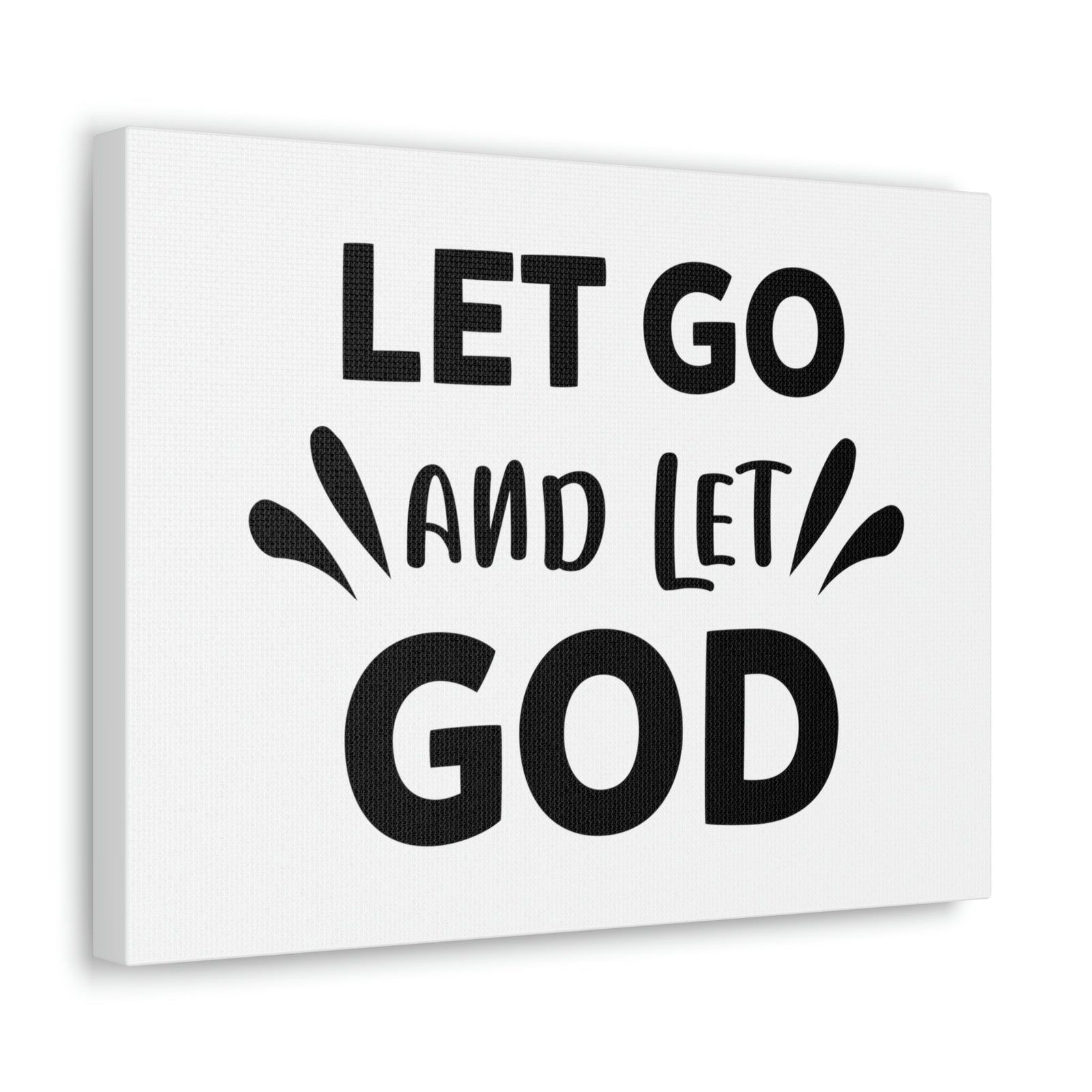 Scripture Walls Let Go And Let God Isaiah 58:11 Christian Wall Art Print Ready to Hang Unframed-Express Your Love Gifts