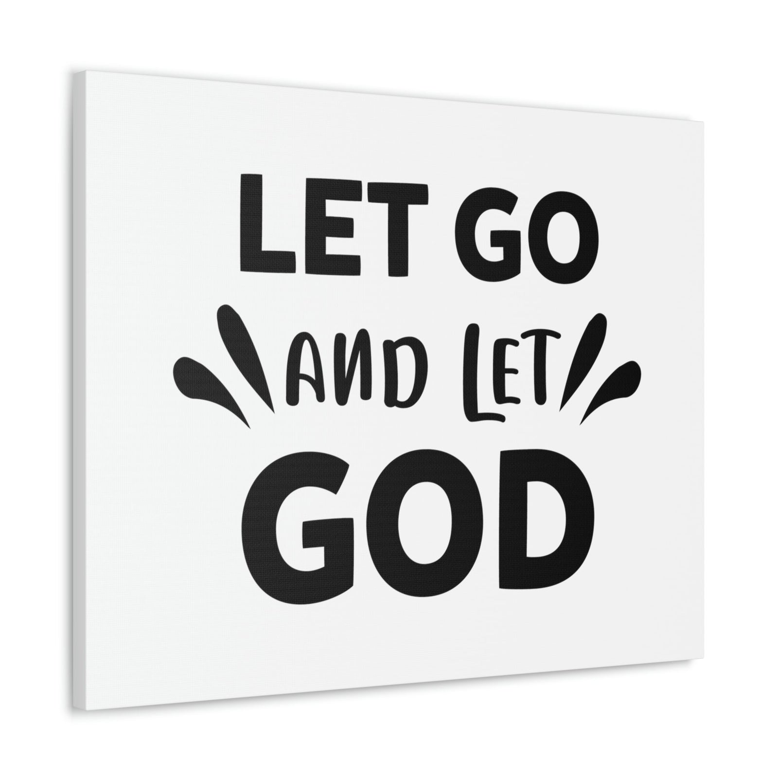 Scripture Walls Let Go And Let God Isaiah 58:11 Christian Wall Art Print Ready to Hang Unframed-Express Your Love Gifts