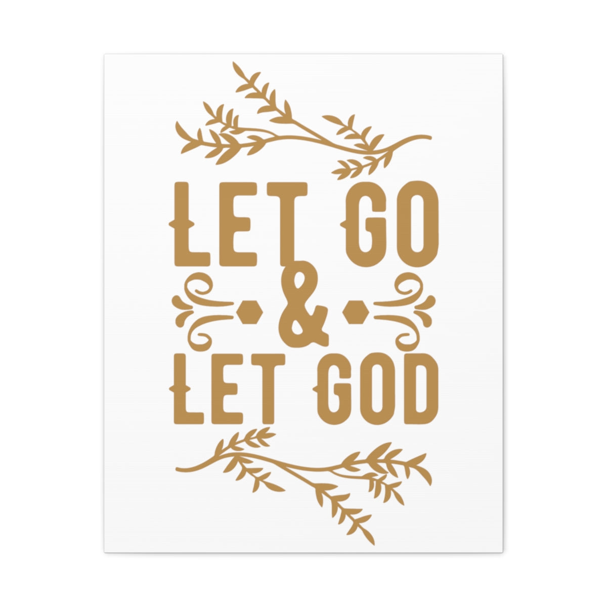 Scripture Walls Let God 1 Peter 5:7 Christian Wall Art Print Ready to Hang Unframed-Express Your Love Gifts