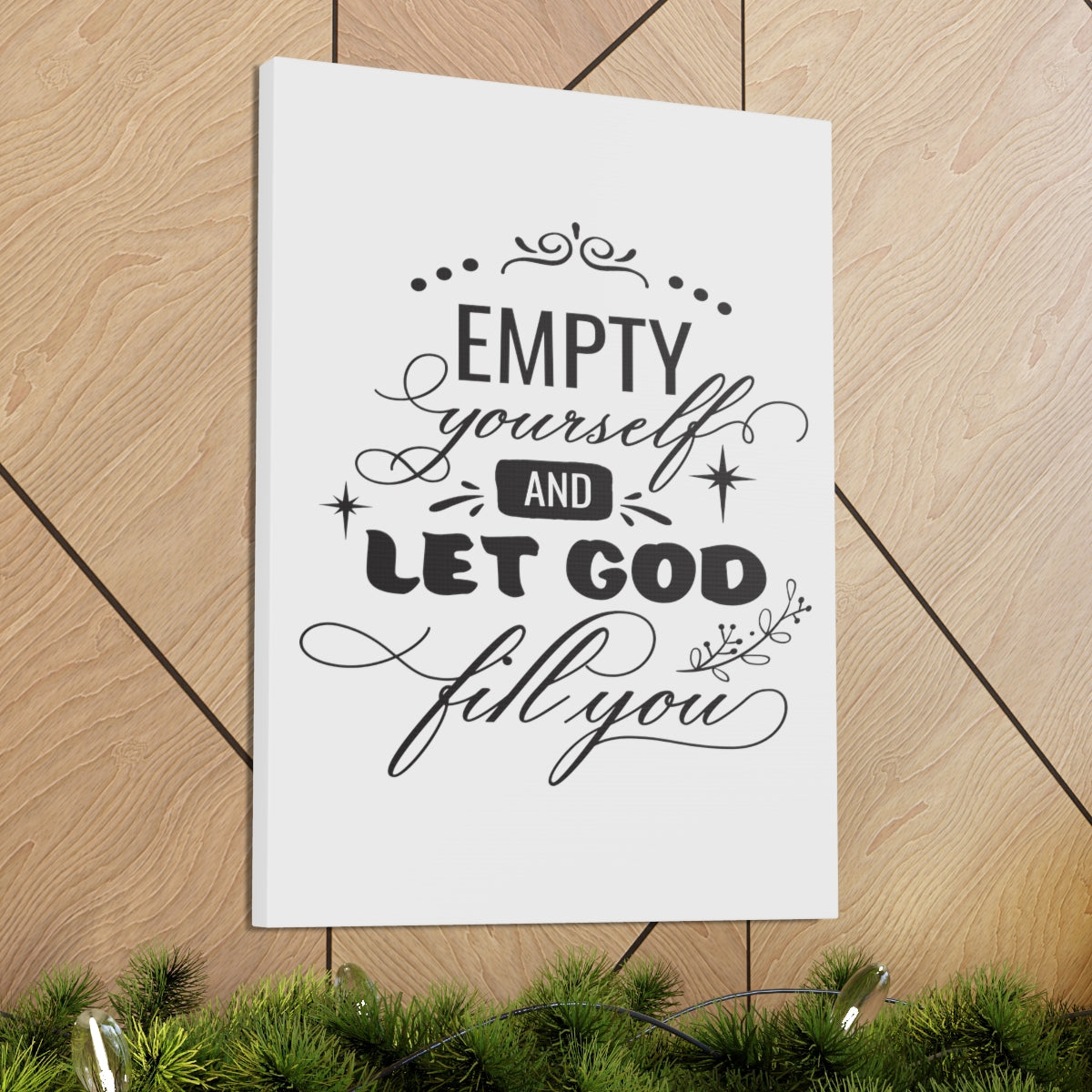 Scripture Walls Let God Fill Exodus 34:6 Christian Wall Art Print Ready to Hang Unframed-Express Your Love Gifts