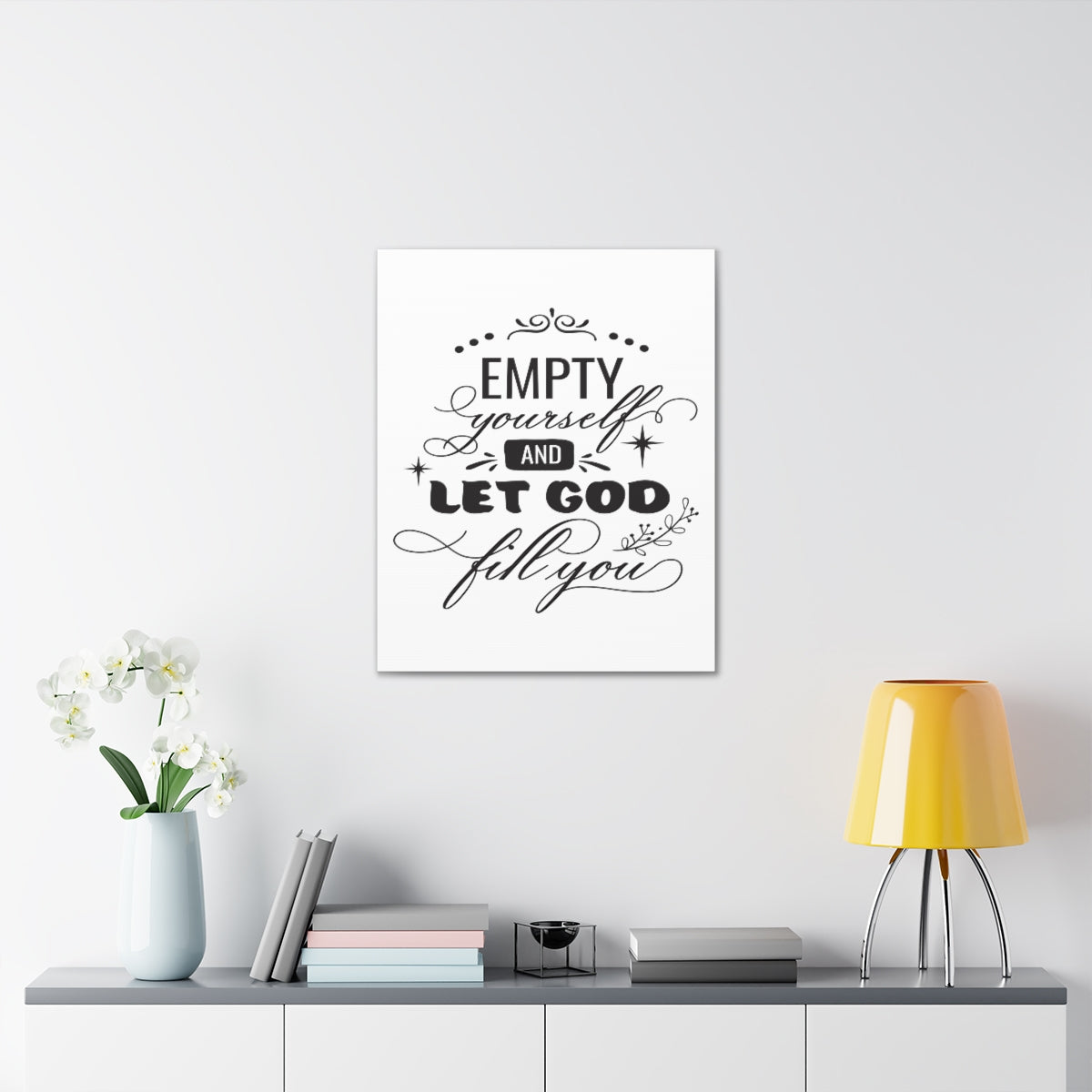 Scripture Walls Let God Fill Exodus 34:6 Christian Wall Art Print Ready to Hang Unframed-Express Your Love Gifts