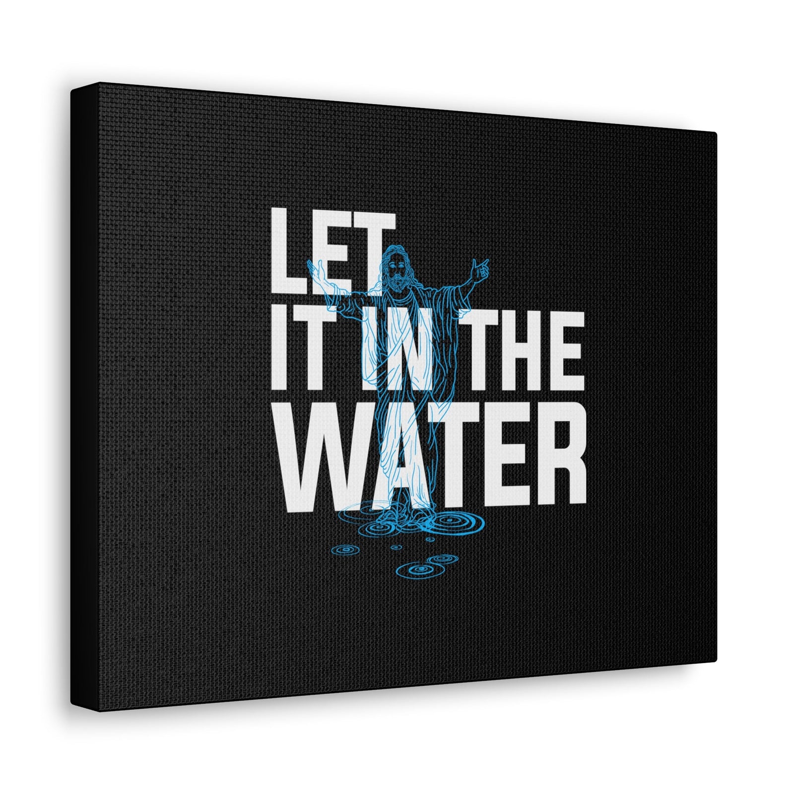 Scripture Walls Let It In The Water John 7:37 Christian Wall Art Bible Verse Print Ready to Hang Unframed-Express Your Love Gifts