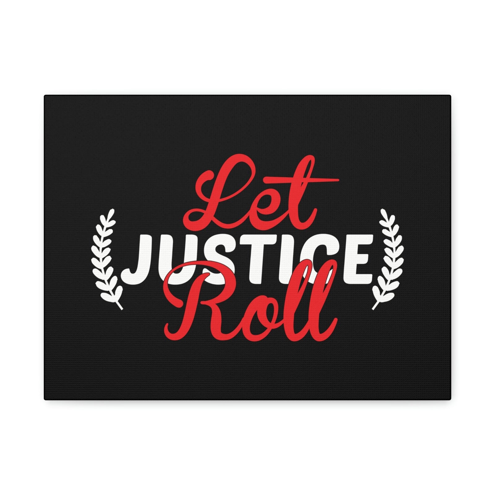 Scripture Walls Let Justice Roll Amos 5:24 Laurel Christian Wall Art Bible Verse Print Ready to Hang Unframed-Express Your Love Gifts