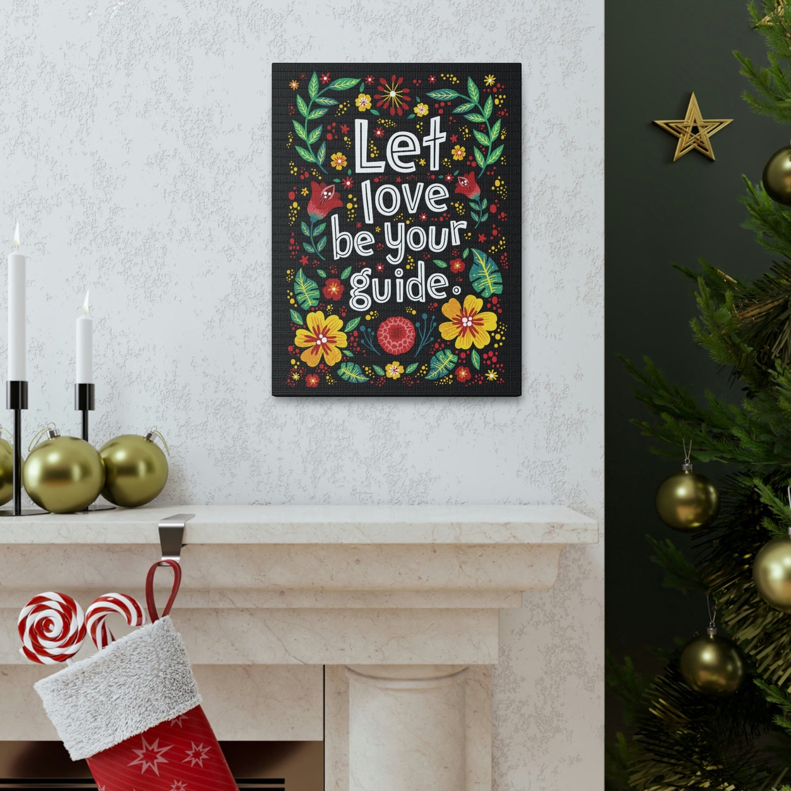Scripture Walls Let Love Be Your Guide Ephesians 5:2 Christian Wall Art Bible Verse Print Ready to Hang Unframed-Express Your Love Gifts