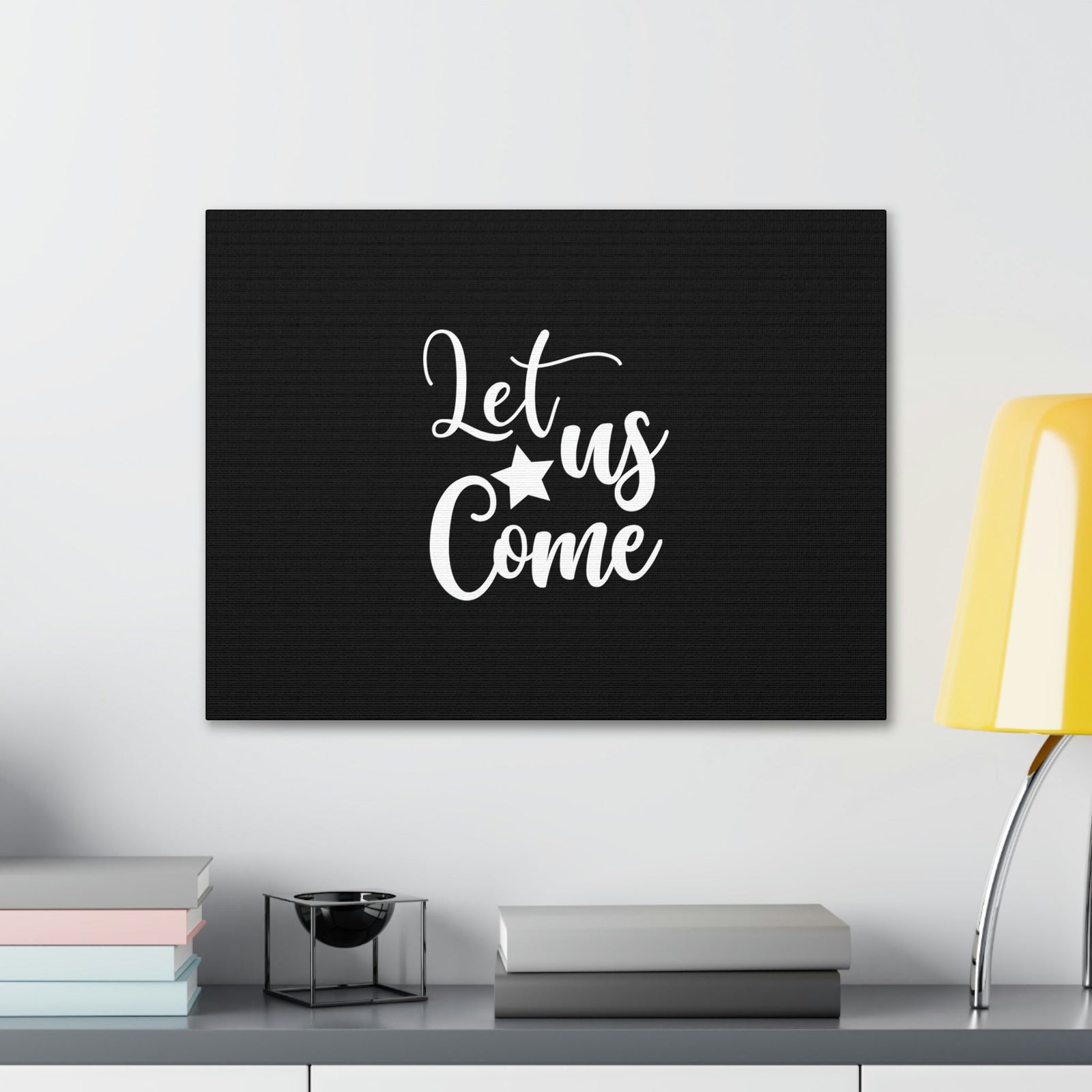 Scripture Walls Let Us Come Hebrews 4:16 Christian Wall Art Bible Verse Print Ready to Hang Unframed-Express Your Love Gifts