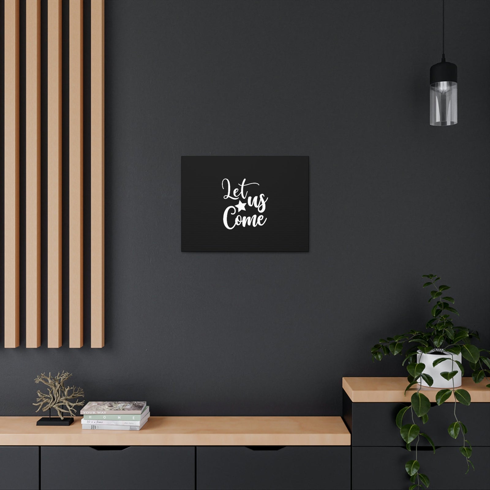 Scripture Walls Let Us Come Hebrews 4:16 Christian Wall Art Bible Verse Print Ready to Hang Unframed-Express Your Love Gifts