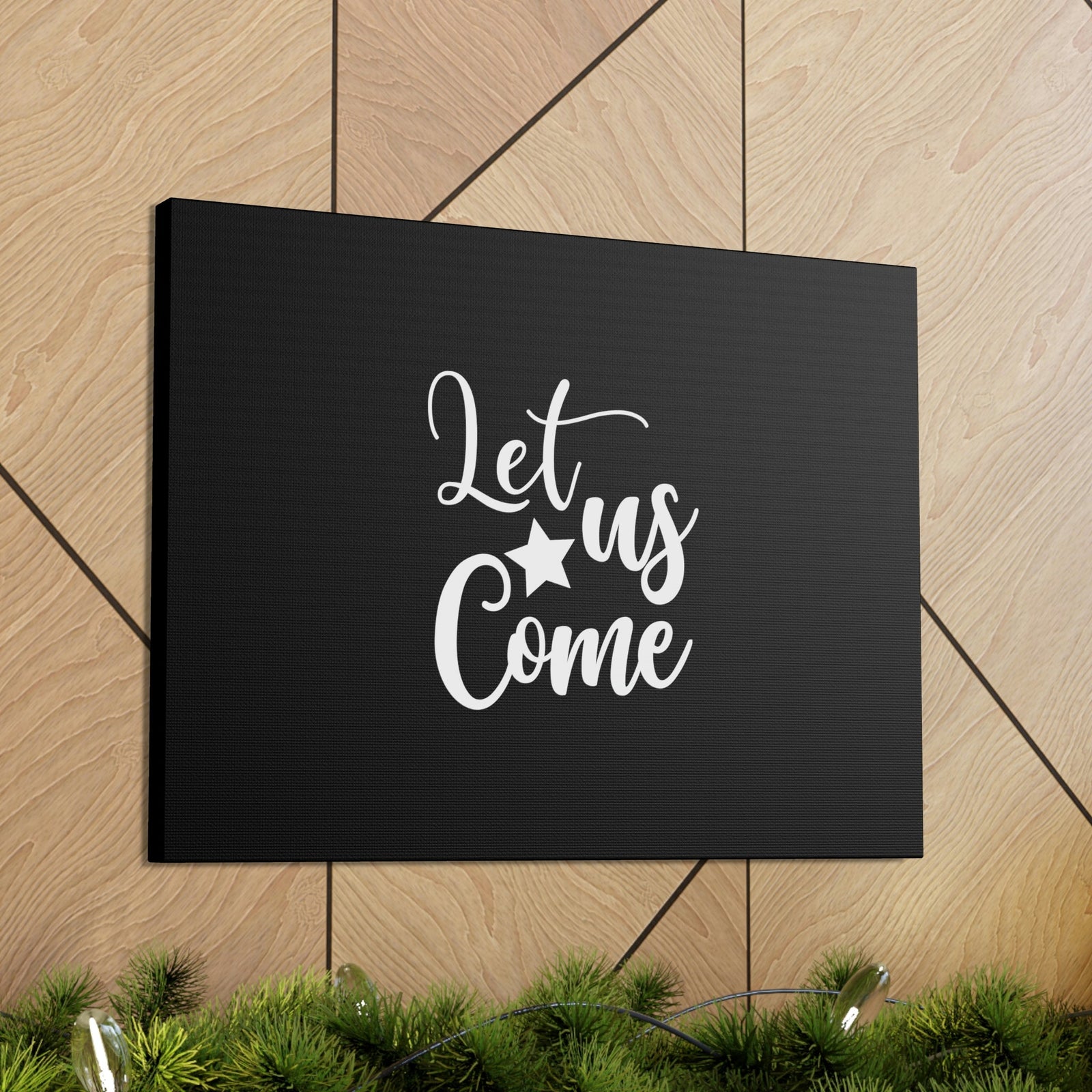 Scripture Walls Let Us Come Hebrews 4:16 Christian Wall Art Bible Verse Print Ready to Hang Unframed-Express Your Love Gifts