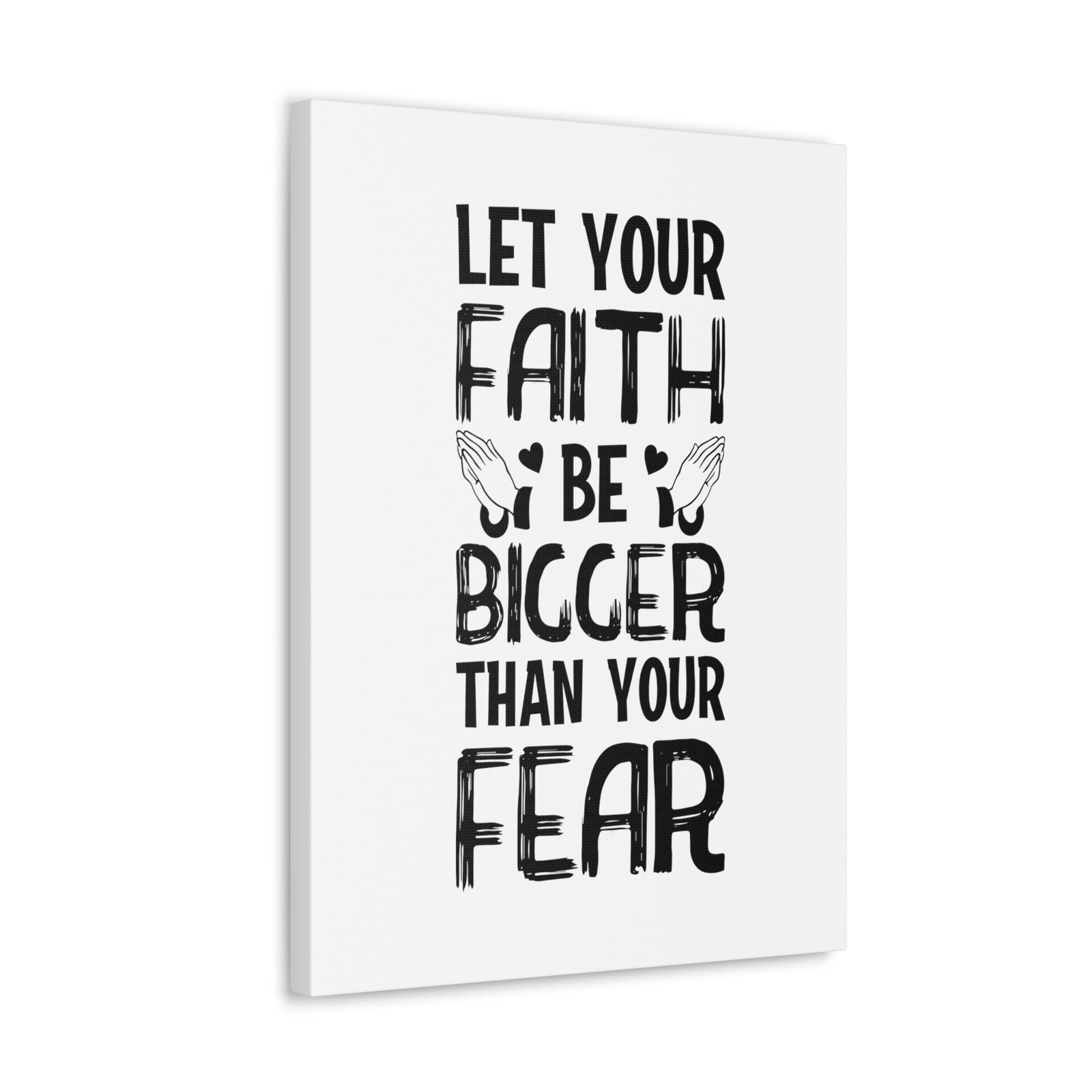 Scripture Walls Let Your Faith Be Bigger Than Your Fear Isaiah 41:10 Christian Wall Art Bible Verse Print Ready to Hang Unframed-Express Your Love Gifts