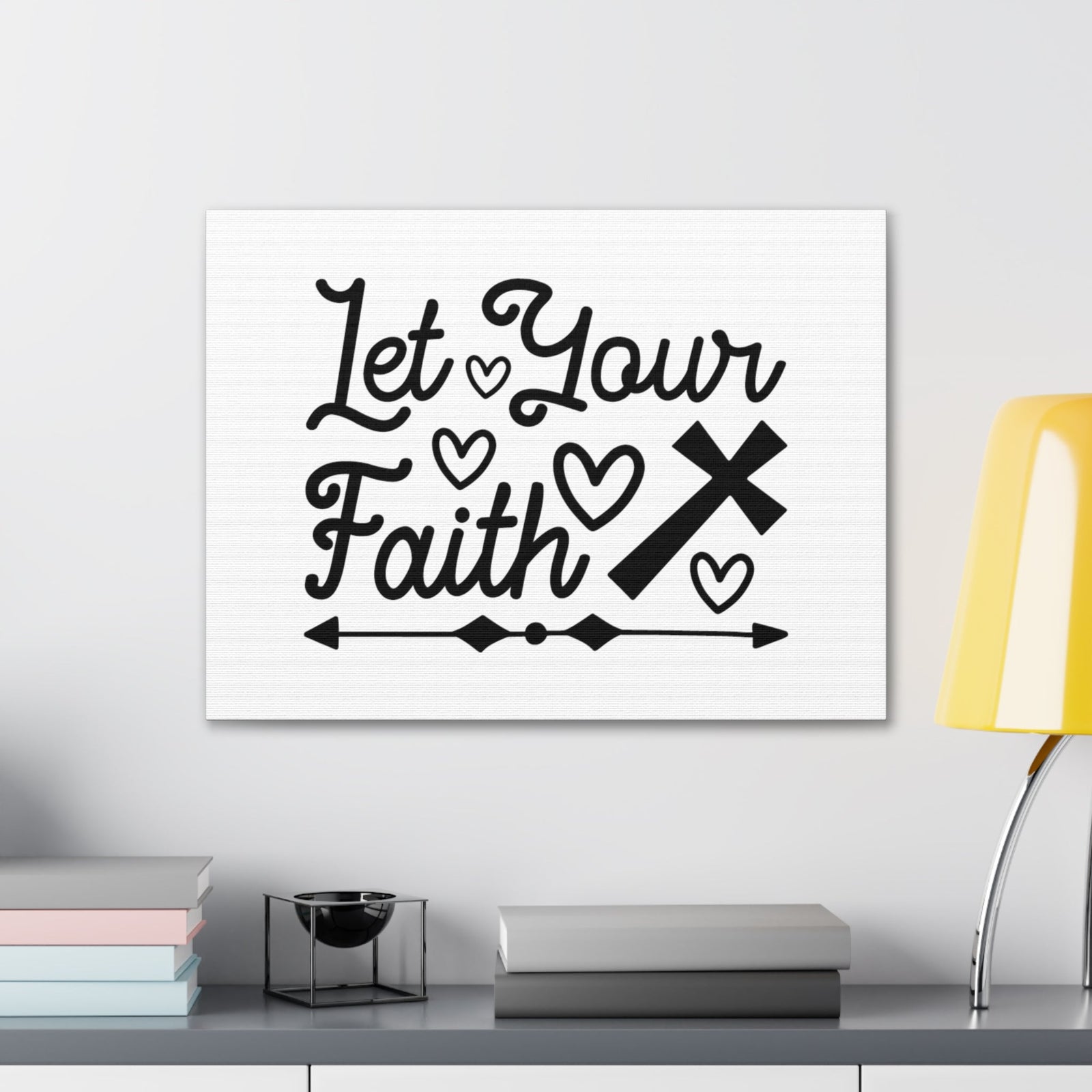 Scripture Walls Let Your Faith Hebrews 11:1 Christian Wall Art Bible Verse Print Ready to Hang Unframed-Express Your Love Gifts