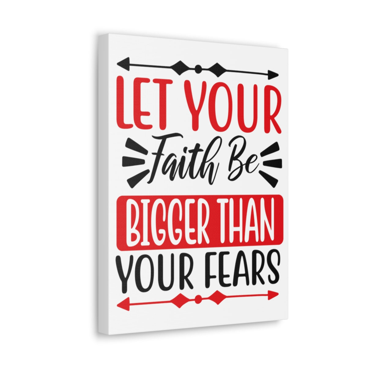 Scripture Walls Let Your Fate Psalm 34:4 Christian Wall Art Print Ready to Hang Unframed-Express Your Love Gifts