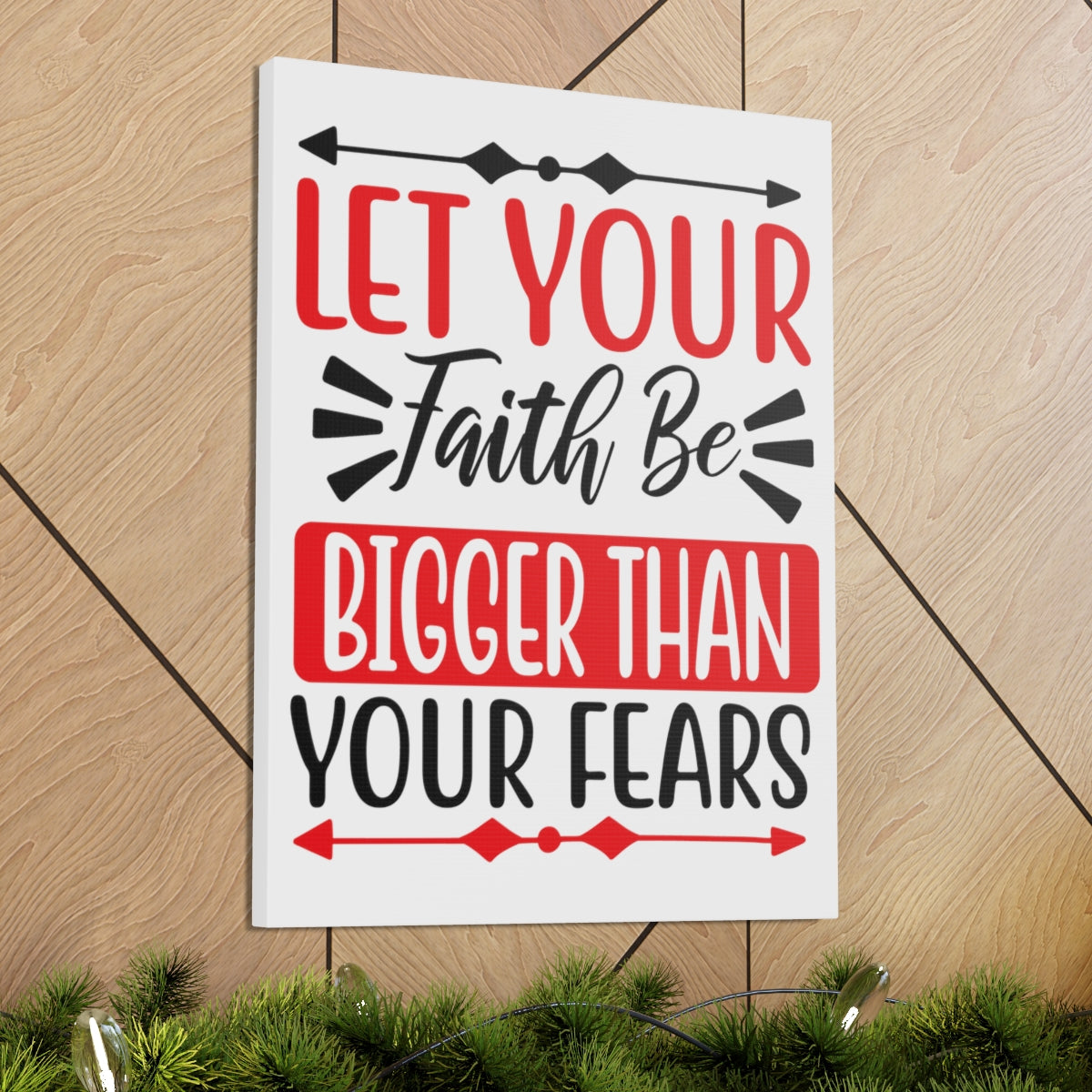 Scripture Walls Let Your Fate Psalm 34:4 Christian Wall Art Print Ready to Hang Unframed-Express Your Love Gifts