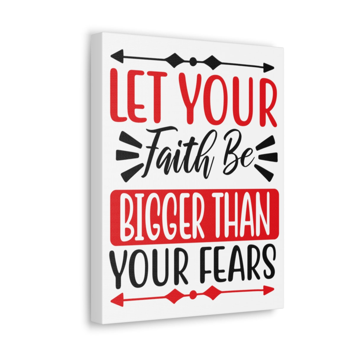 Scripture Walls Let Your Fate Psalm 34:4 Christian Wall Art Print Ready to Hang Unframed-Express Your Love Gifts