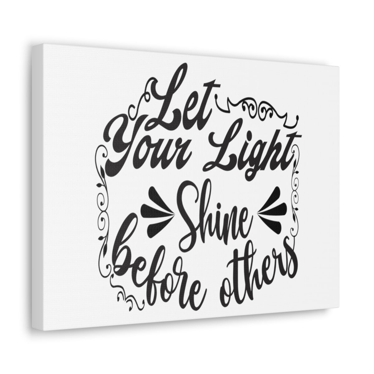 Scripture Walls Let Your Light Matt. 5:16 Christian Wall Art Print Ready to Hang Unframed-Express Your Love Gifts