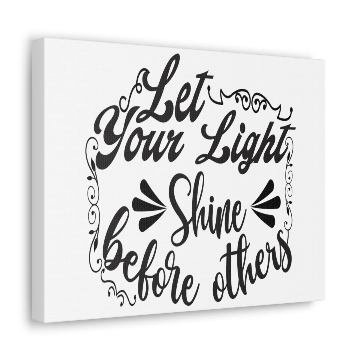 Scripture Walls Let Your Light Matt. 5:16 Christian Wall Art Print Ready to Hang Unframed-Express Your Love Gifts
