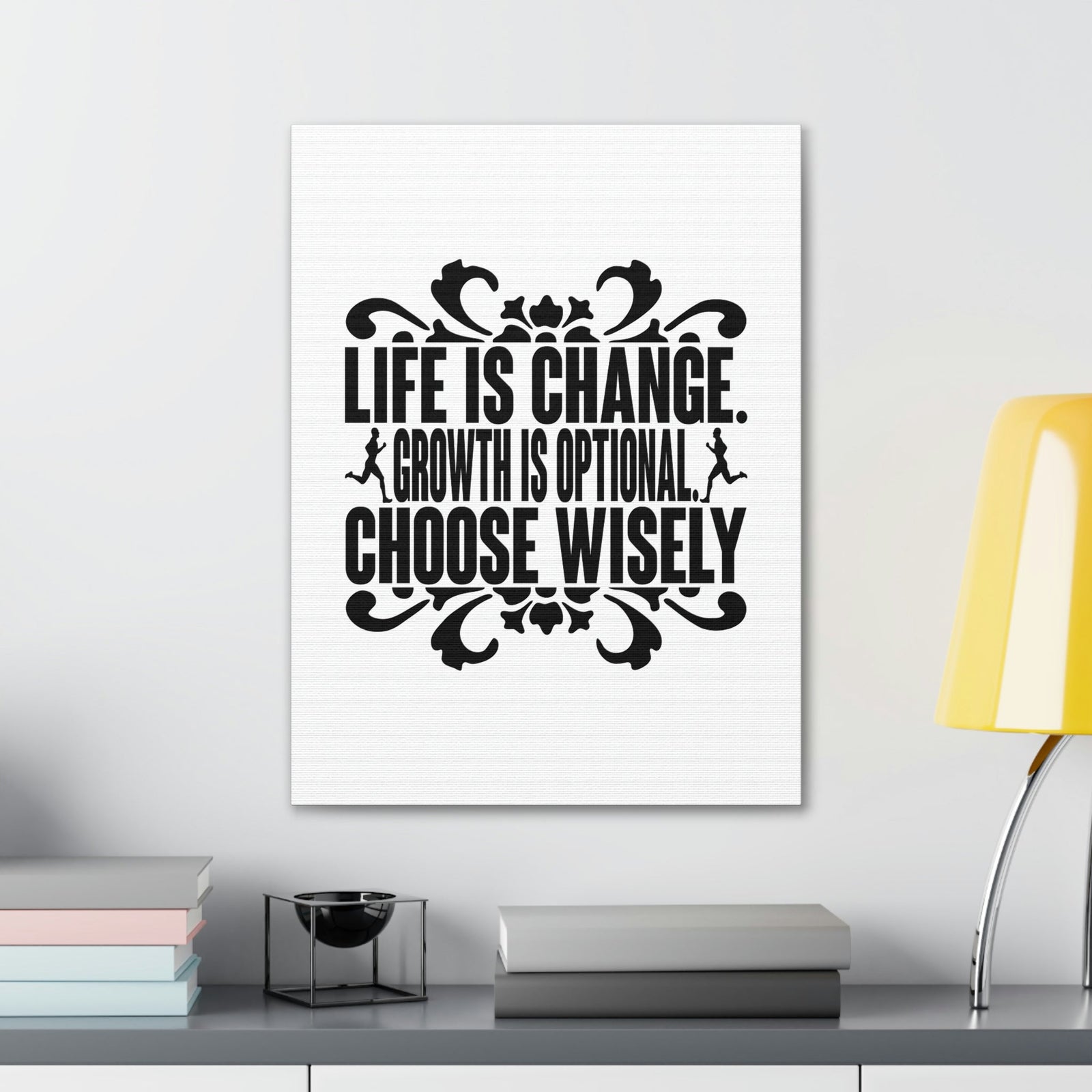 Scripture Walls Life Is Change, Growth Is Optional, Choose Wisely Jeremiah 29:11 Christian Wall Art Bible Verse Print Ready to Hang Unframed-Express Your Love Gifts
