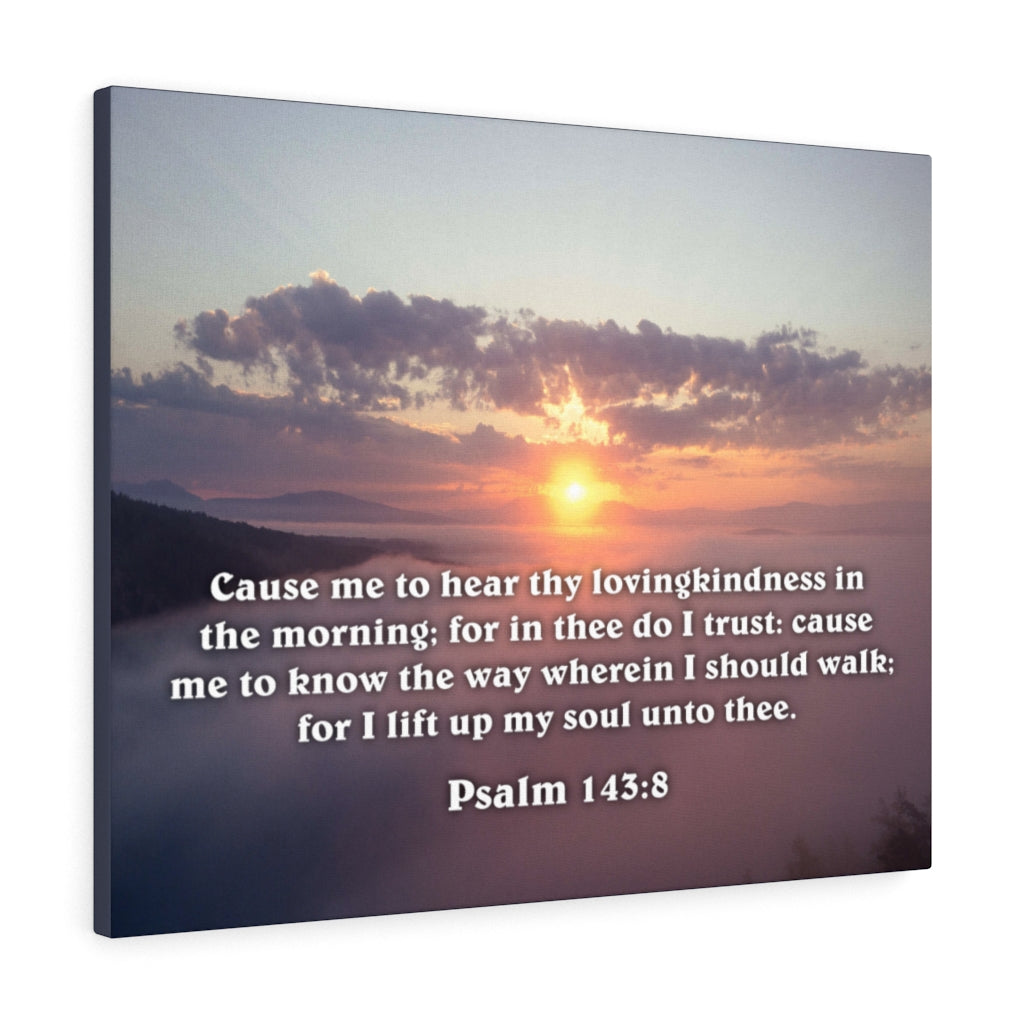 Scripture Walls Lift Up My Soul Deuteronomy 6:5 Bible Verse Canvas Christian Wall Art Ready to Hang Unframed-Express Your Love Gifts