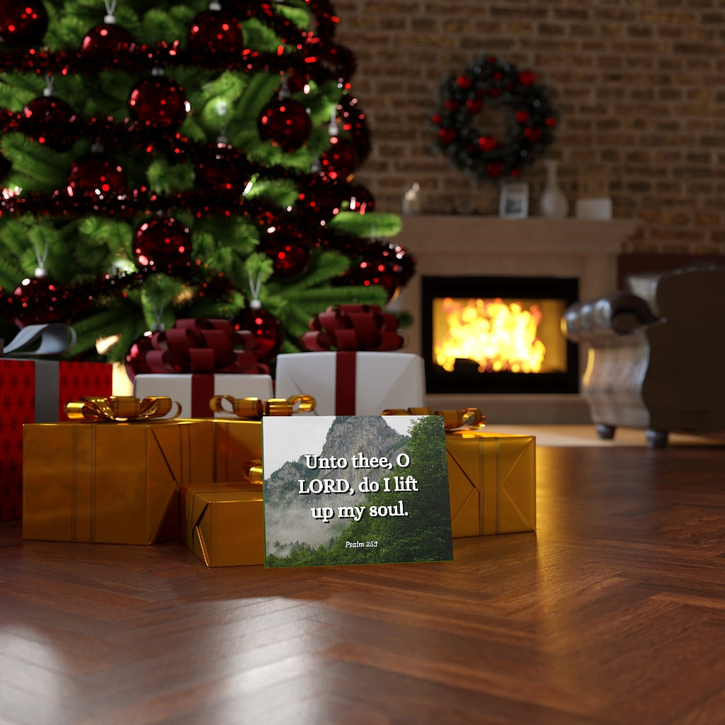 Scripture Walls Lift Up Psalm 25:1 Bible Verse Canvas Christian Wall Art Ready to Hang Unframed-Express Your Love Gifts