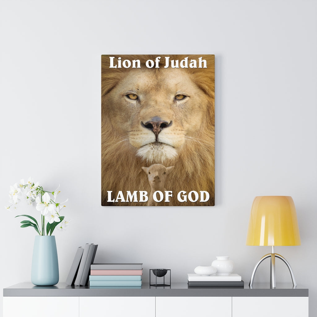 Scripture Walls Lion of Judah Lamb of God Revelation & John Verses Print Ready to Hang Unframed-Express Your Love Gifts