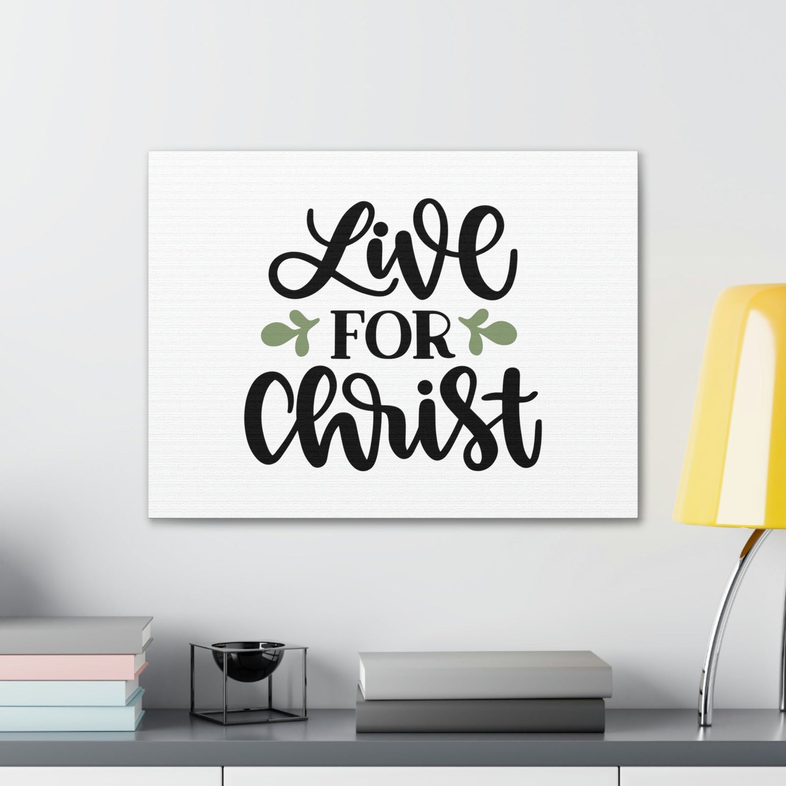 Scripture Walls Live For Christ Romans 14:8 Christian Wall Art Bible Verse Print Ready to Hang Unframed-Express Your Love Gifts