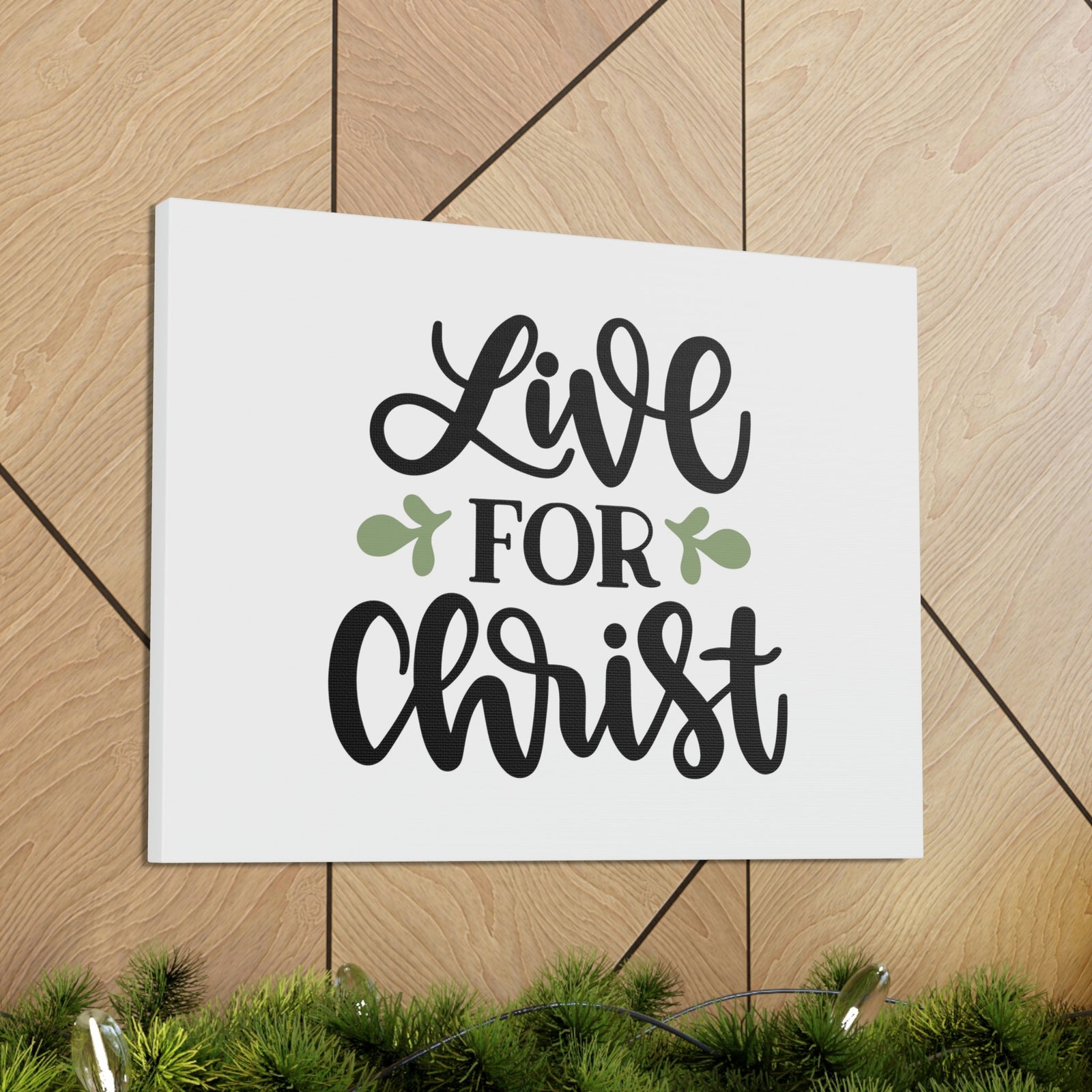 Scripture Walls Live For Christ Romans 14:8 Christian Wall Art Bible Verse Print Ready to Hang Unframed-Express Your Love Gifts