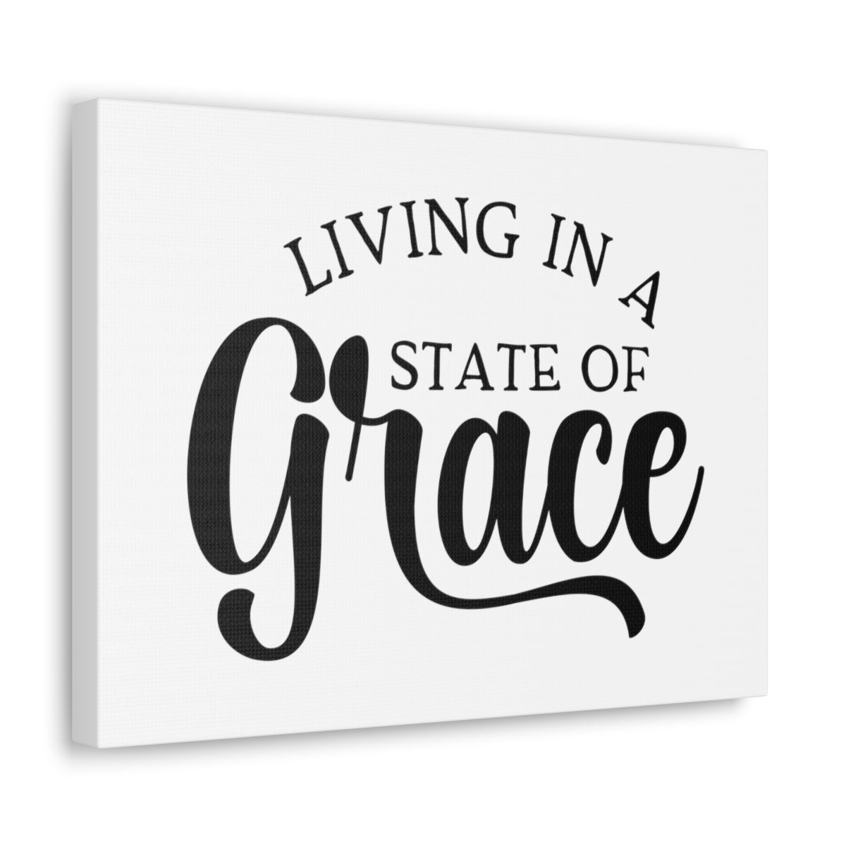 Scripture Walls Living In A State Of Grace 2 Corinthians 12:9 Christian Wall Art Print Ready to Hang Unframed-Express Your Love Gifts