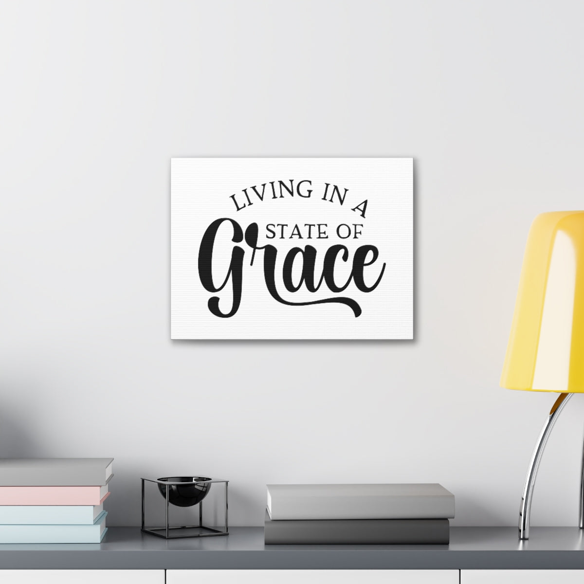 Scripture Walls Living In A State Of Grace 2 Corinthians 12:9 Christian Wall Art Print Ready to Hang Unframed-Express Your Love Gifts