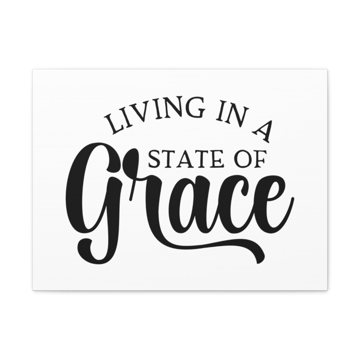 Scripture Walls Living In A State Of Grace 2 Corinthians 12:9 Christian Wall Art Print Ready to Hang Unframed-Express Your Love Gifts