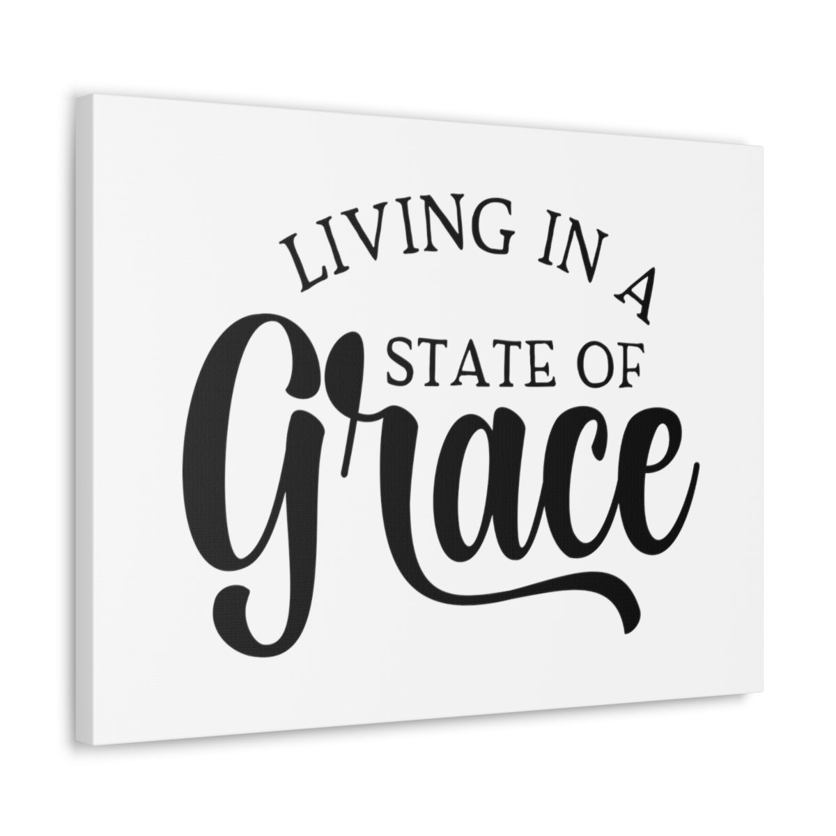 Scripture Walls Living In A State Of Grace 2 Corinthians 12:9 Christian Wall Art Print Ready to Hang Unframed-Express Your Love Gifts