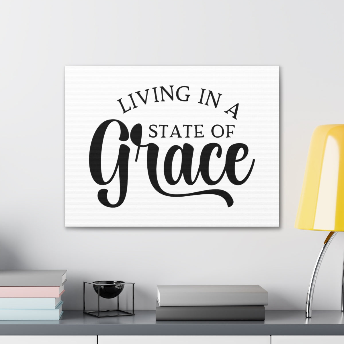 Scripture Walls Living In A State Of Grace 2 Corinthians 12:9 Christian Wall Art Print Ready to Hang Unframed-Express Your Love Gifts