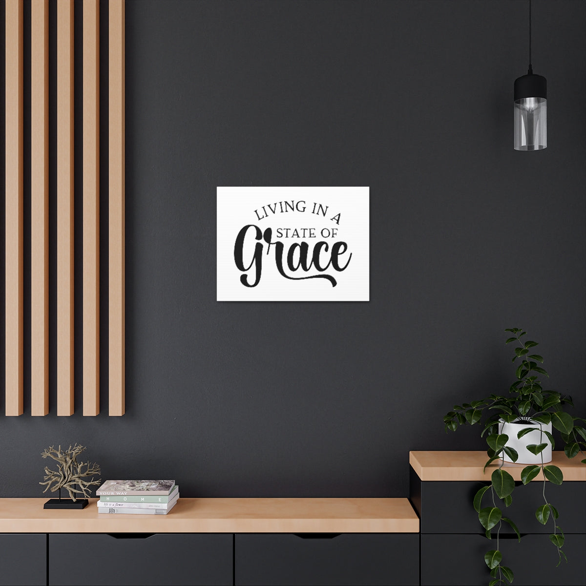 Scripture Walls Living In A State Of Grace 2 Corinthians 12:9 Christian Wall Art Print Ready to Hang Unframed-Express Your Love Gifts