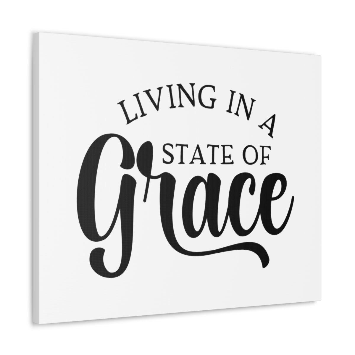 Scripture Walls Living In A State Of Grace 2 Corinthians 12:9 Christian Wall Art Print Ready to Hang Unframed-Express Your Love Gifts