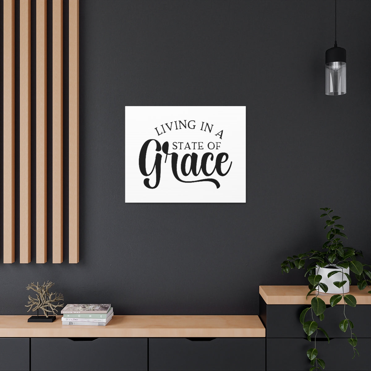 Scripture Walls Living In A State Of Grace 2 Corinthians 12:9 Christian Wall Art Print Ready to Hang Unframed-Express Your Love Gifts