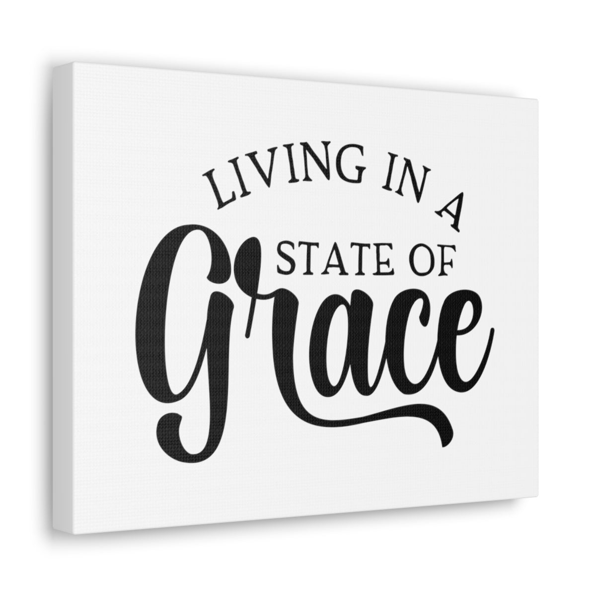 Scripture Walls Living In A State Of Grace 2 Corinthians 12:9 Christian Wall Art Print Ready to Hang Unframed-Express Your Love Gifts