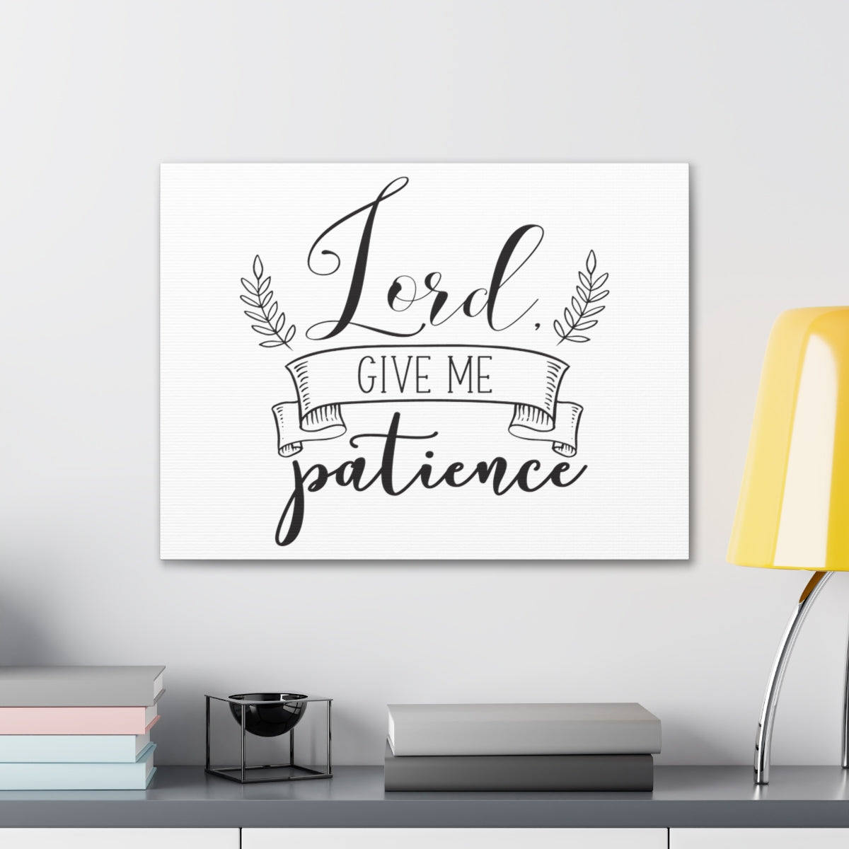 Scripture Walls Lord Give Me Proverbs 15:18 Christian Wall Art Print Ready to Hang Unframed-Express Your Love Gifts