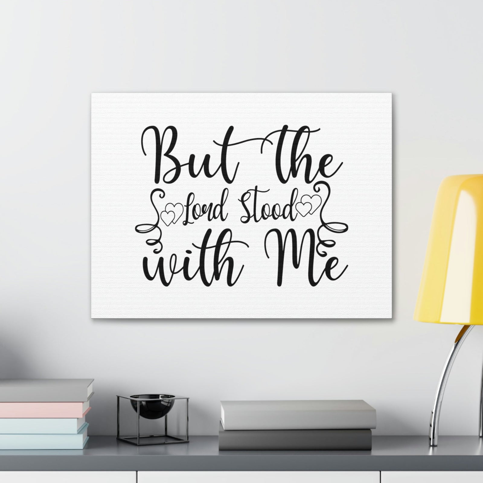 Scripture Walls Lord Stood With Me 2 Timothy 4:17 Christian Wall Art Bible Verse Print Ready to Hang Unframed-Express Your Love Gifts