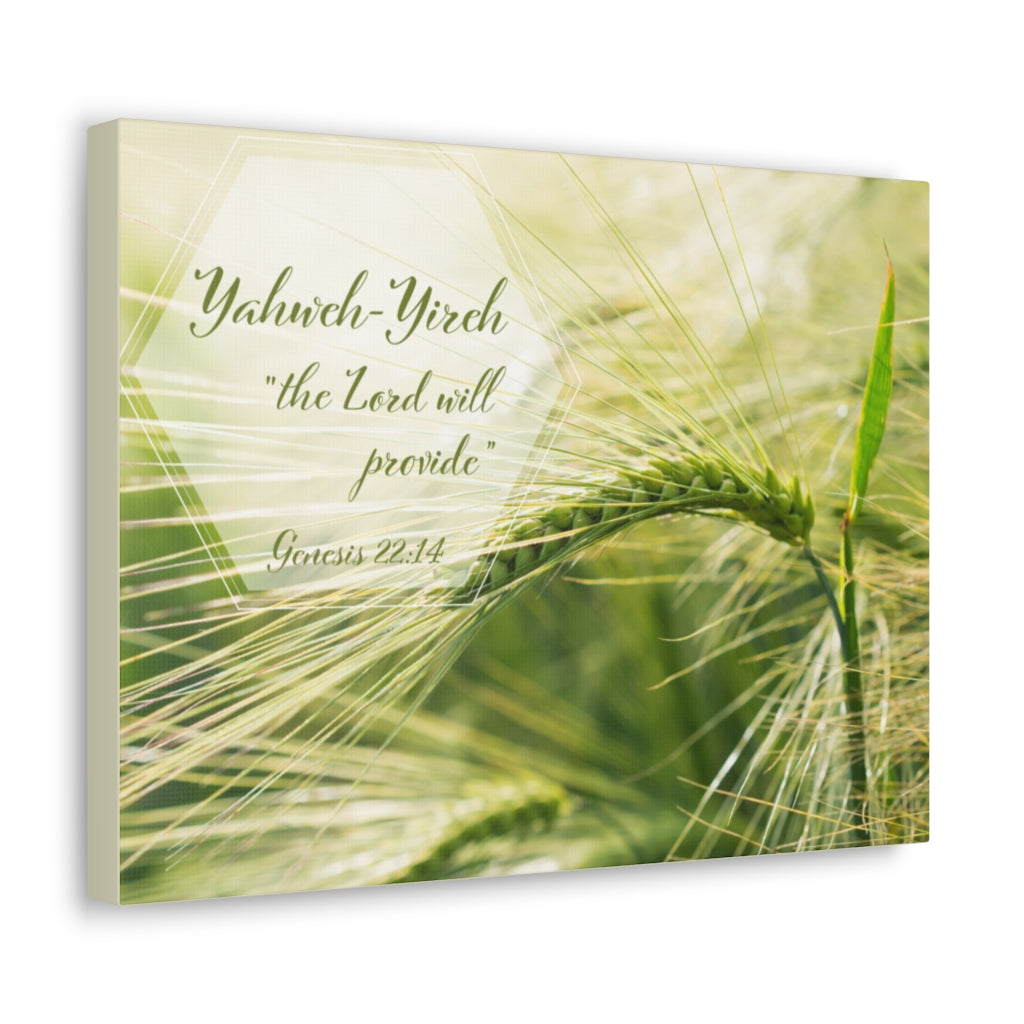 Scripture Walls Lord Will Provide Genesis 22:14 Bible Verse Canvas Christian Wall Art Ready to Hang Unframed-Express Your Love Gifts