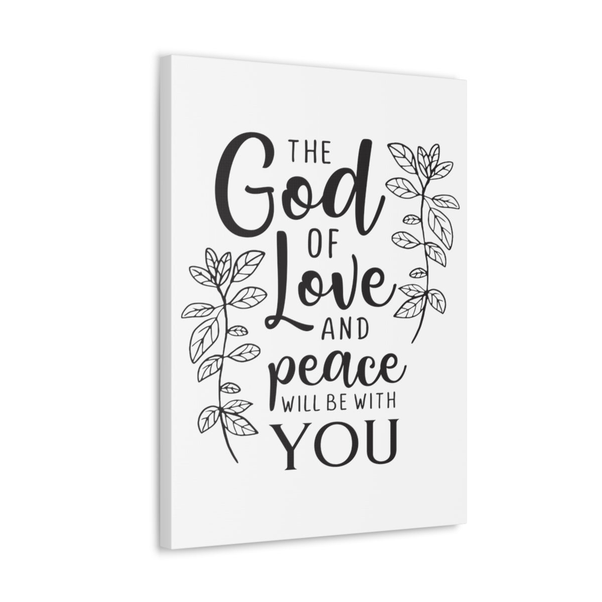 Scripture Walls Love And Peace Romans 15:33 Christian Wall Art Print Ready to Hang Unframed-Express Your Love Gifts