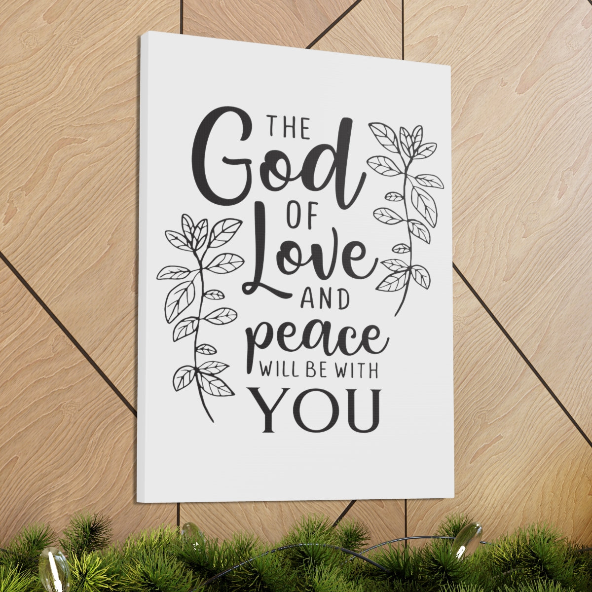 Scripture Walls Love And Peace Romans 15:33 Christian Wall Art Print Ready to Hang Unframed-Express Your Love Gifts