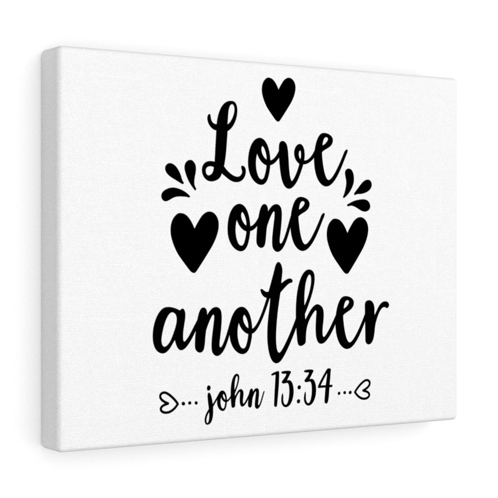 Scripture Walls Love Another John 13:34 Bible Verse Canvas Christian Wall Art Ready to Hang Unframed-Express Your Love Gifts