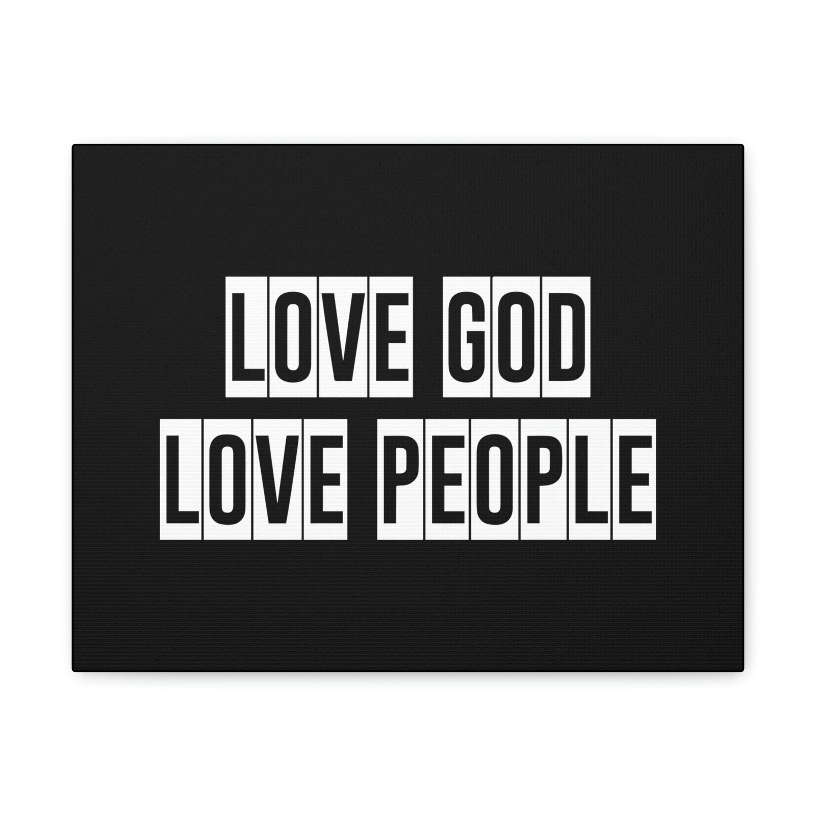 Scripture Walls Love God Love People Luke 10:27 Christian Wall Art Bible Verse Print Ready to Hang Unframed-Express Your Love Gifts