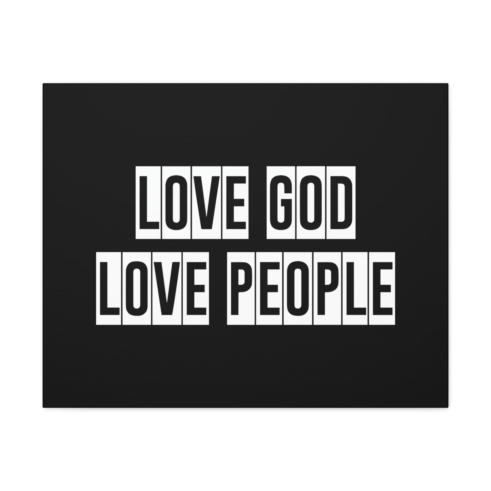 Scripture Walls Love God Love People Luke 10:27 Christian Wall Art Bible Verse Print Ready to Hang Unframed-Express Your Love Gifts
