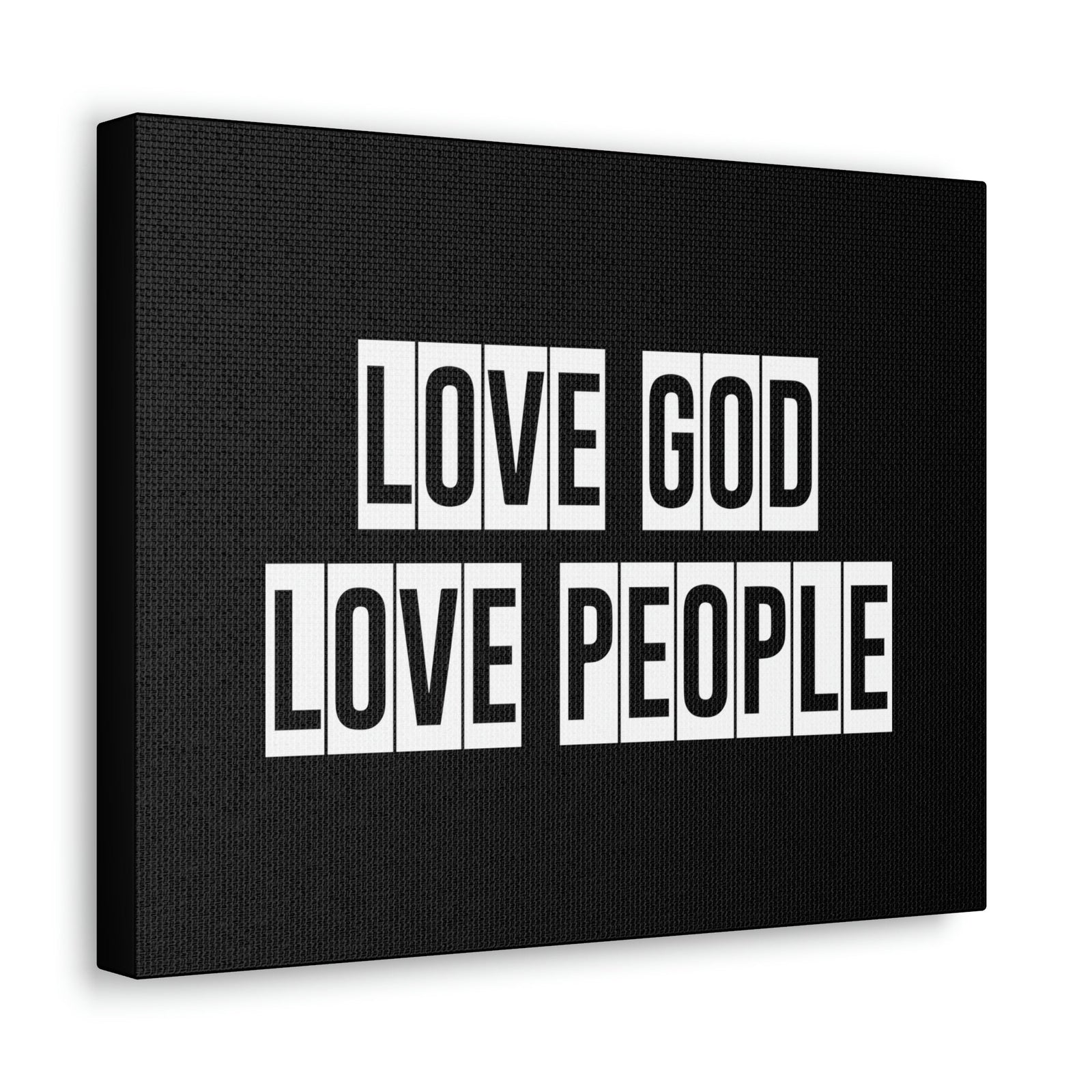 Scripture Walls Love God Love People Luke 10:27 Christian Wall Art Bible Verse Print Ready to Hang Unframed-Express Your Love Gifts