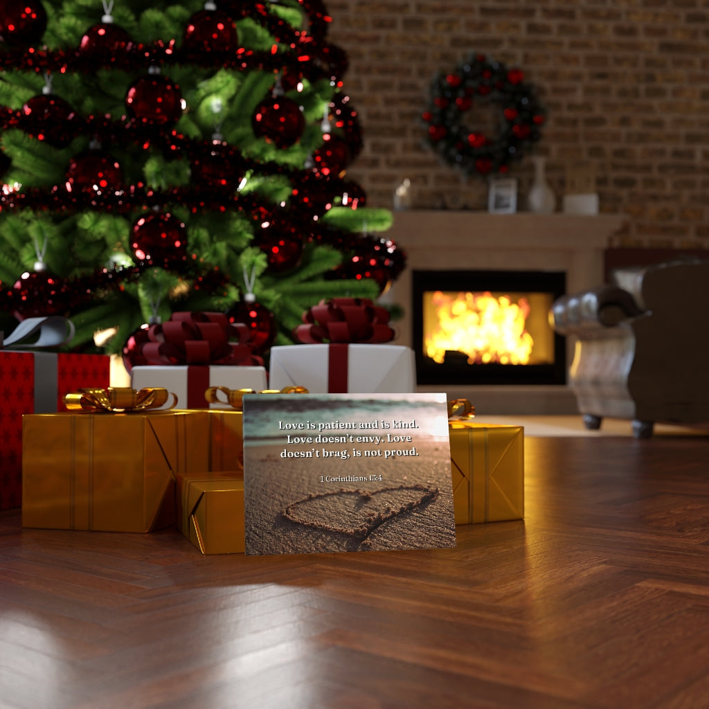 Scripture Walls Love Is... 1 Corinthians 13:4 Bible Verse Canvas Christian Wall Art Ready to Hang Unframed-Express Your Love Gifts