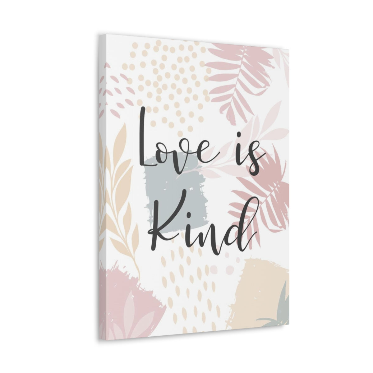 Scripture Walls Love Is Kind 1 Corinthians 13:4 Leaf Christian Wall Art Bible Verse Print Ready to Hang Unframed-Express Your Love Gifts