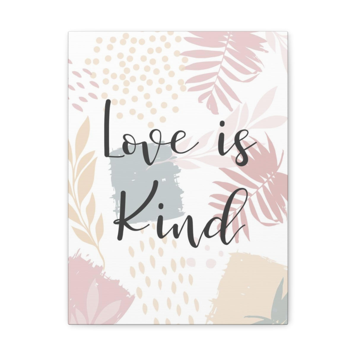 Scripture Walls Love Is Kind 1 Corinthians 13:4 Leaf Christian Wall Art Bible Verse Print Ready to Hang Unframed-Express Your Love Gifts