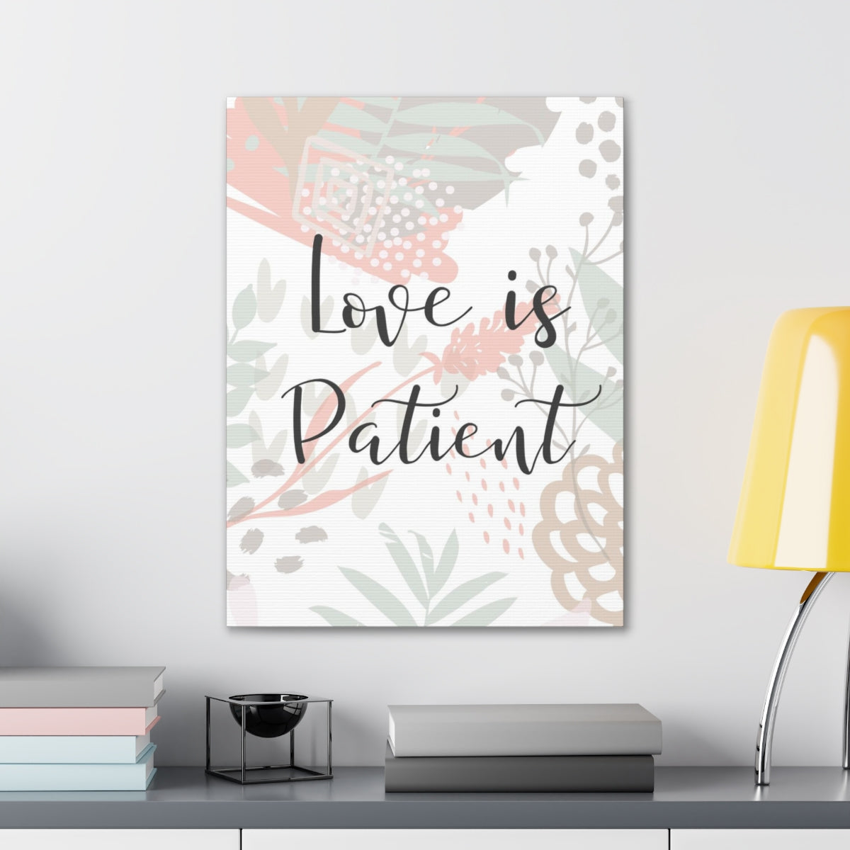 Scripture Walls Love Is Patient 1 Corinthians 13:4 Christian Wall Art Bible Verse Print Ready to Hang Unframed-Express Your Love Gifts