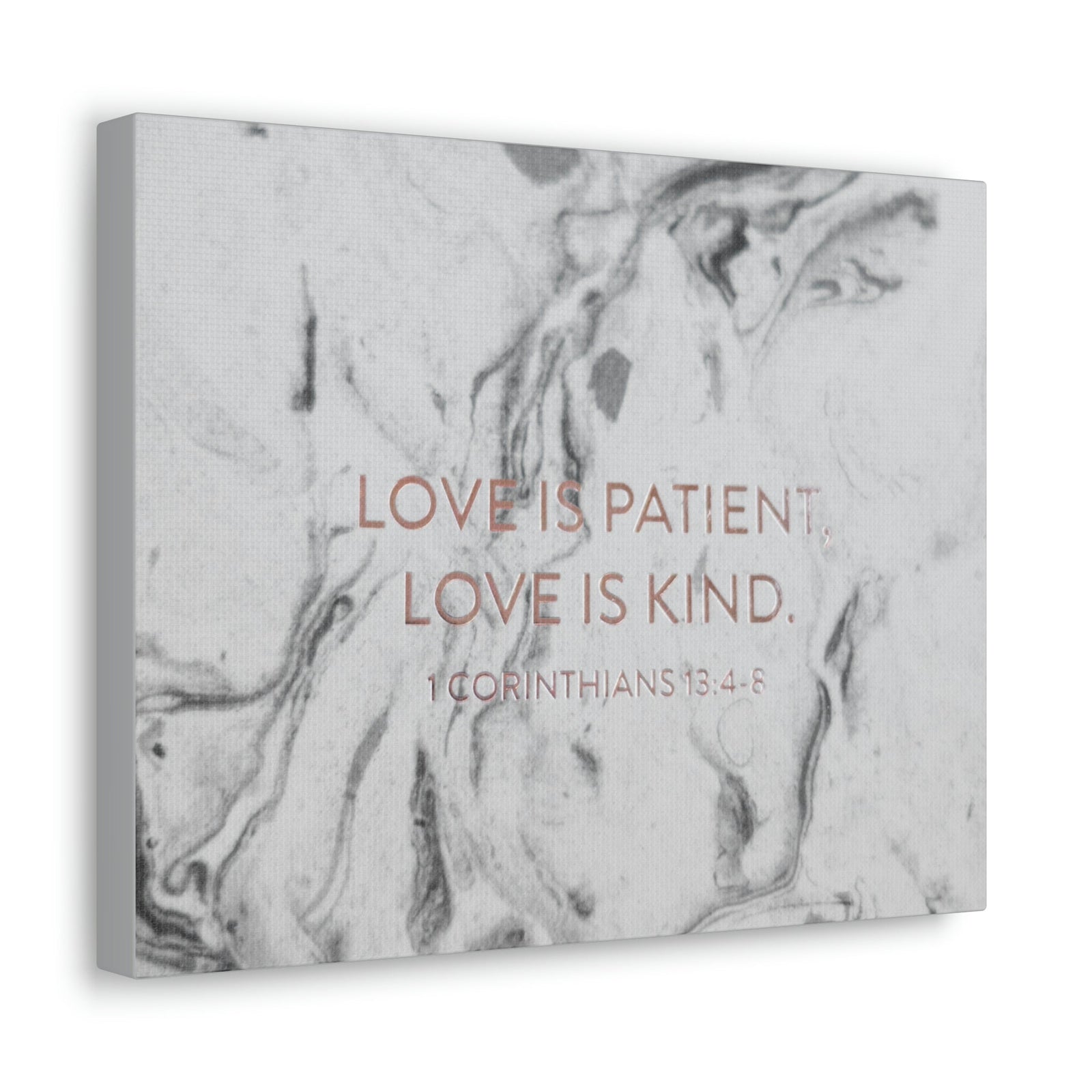 Scripture Walls Love Is Patient 1 Corinthians 13:5 Bible Verse Canvas Christian Wall Art Bible Verse Print Ready To Hang Unframed-Express Your Love Gifts