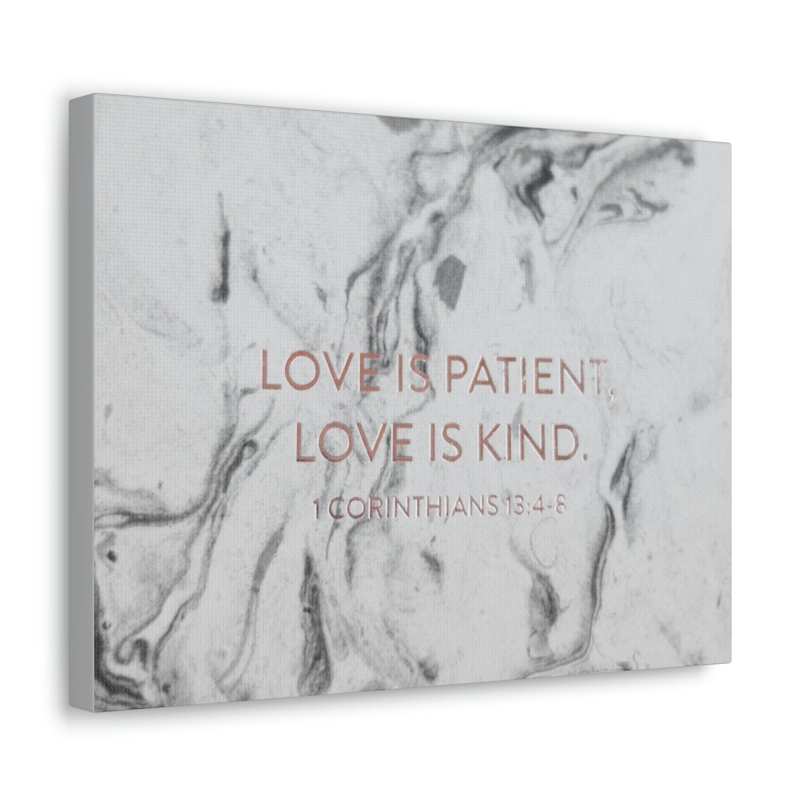 Scripture Walls Love Is Patient 1 Corinthians 13:5 Bible Verse Canvas Christian Wall Art Bible Verse Print Ready To Hang Unframed-Express Your Love Gifts